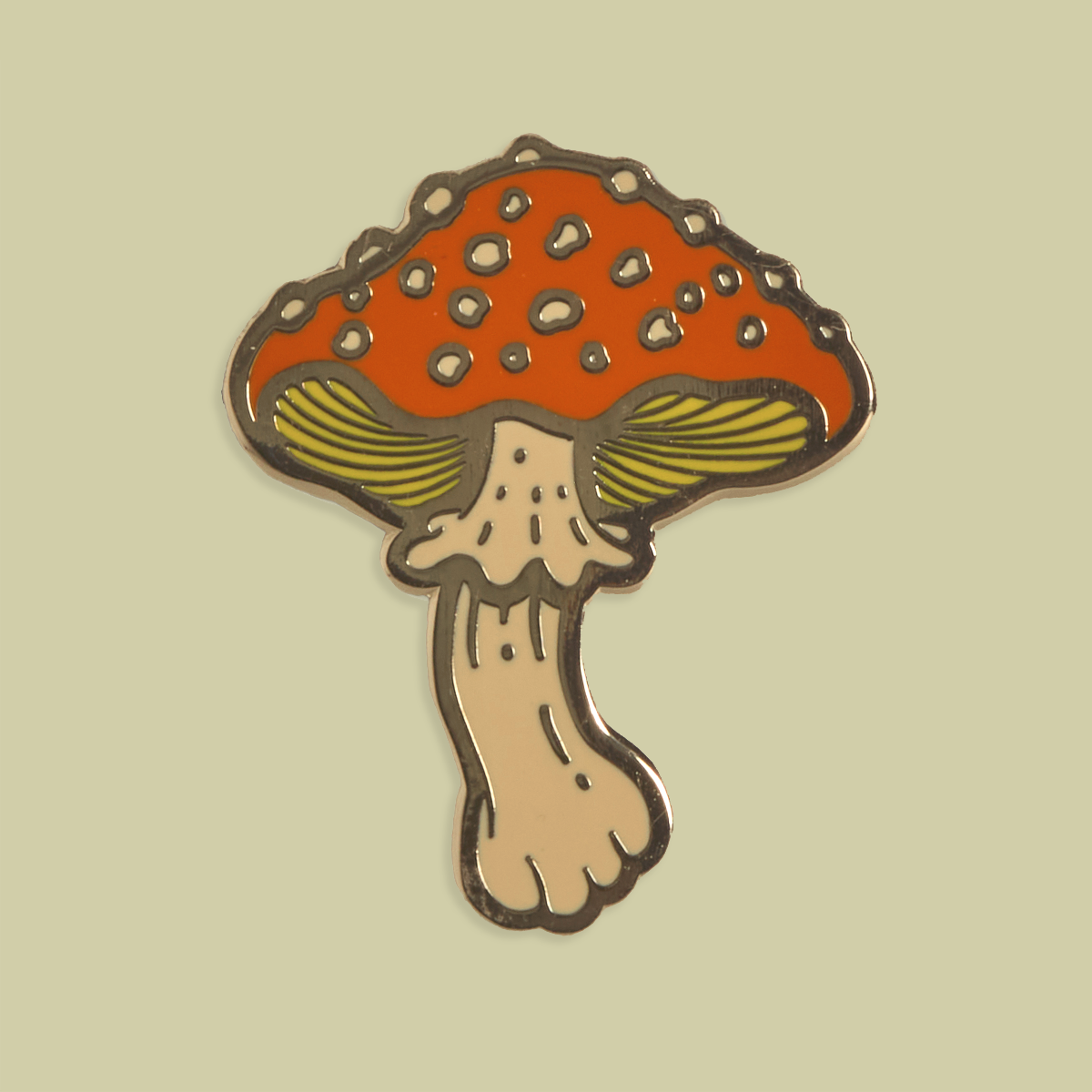 Enamel Pin: Mushroom