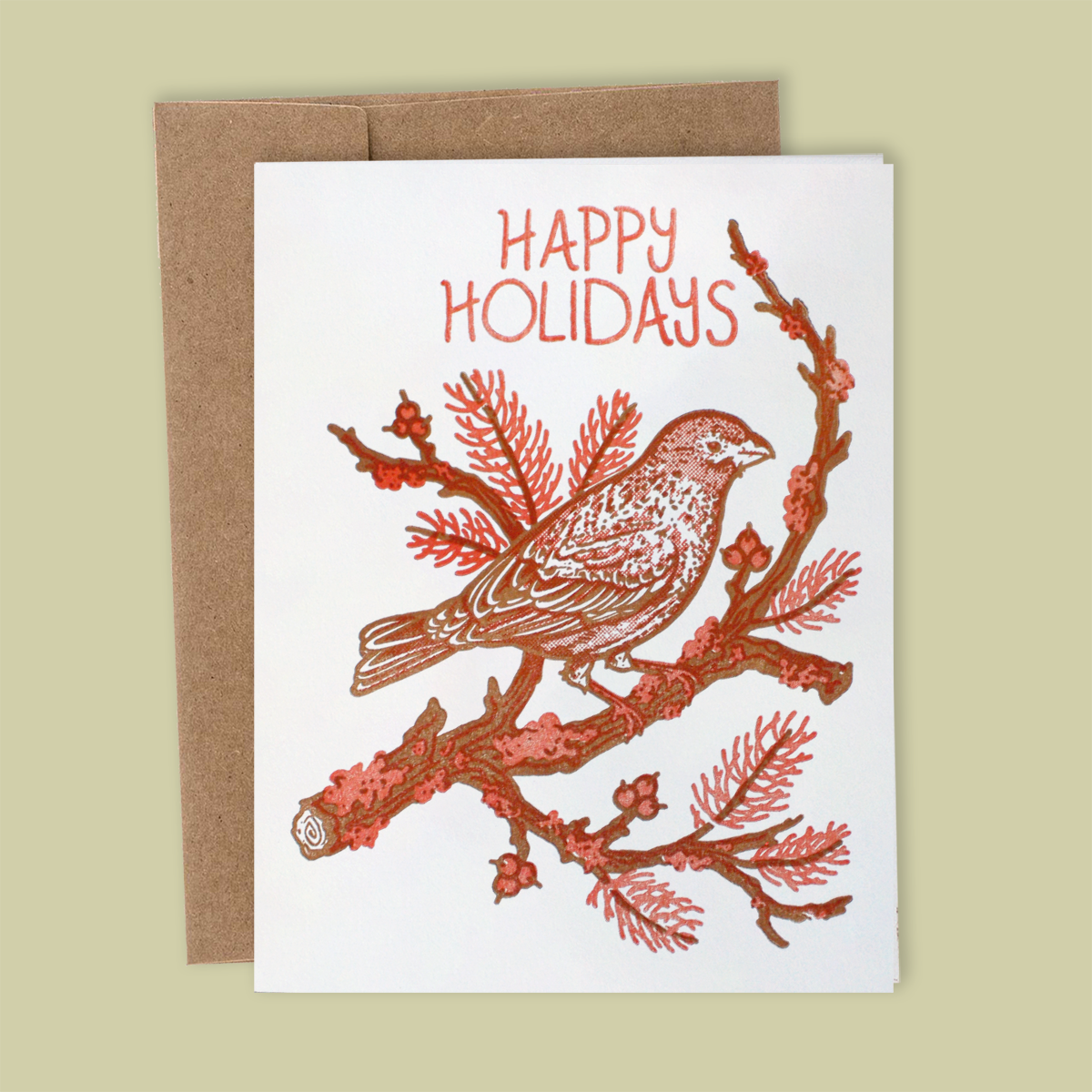 Holiday Greeting Card: Bird