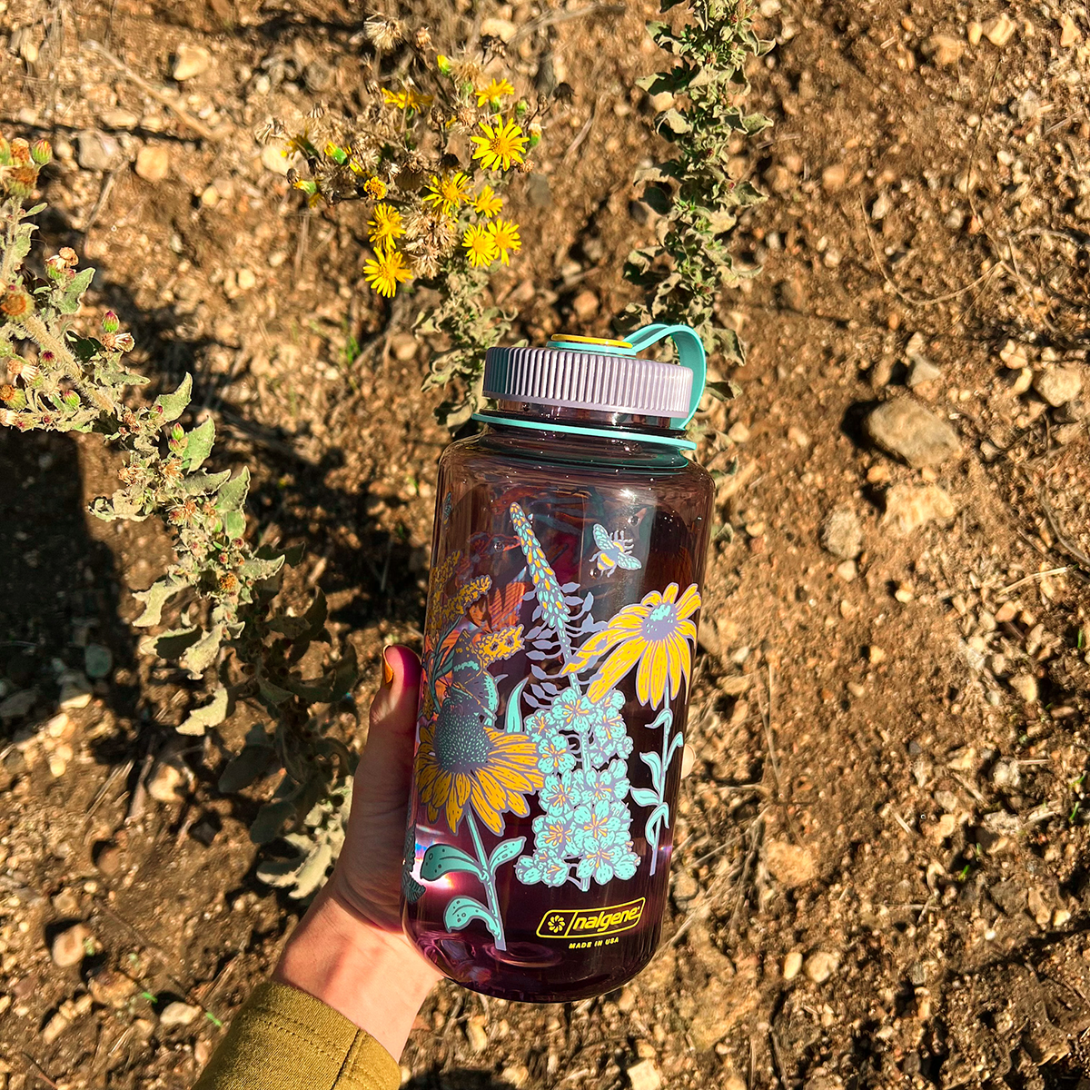 3x LOT Nalgene 32oz Borraccia Wide Mouth – Colori Misti – BPA Free – Made In USA