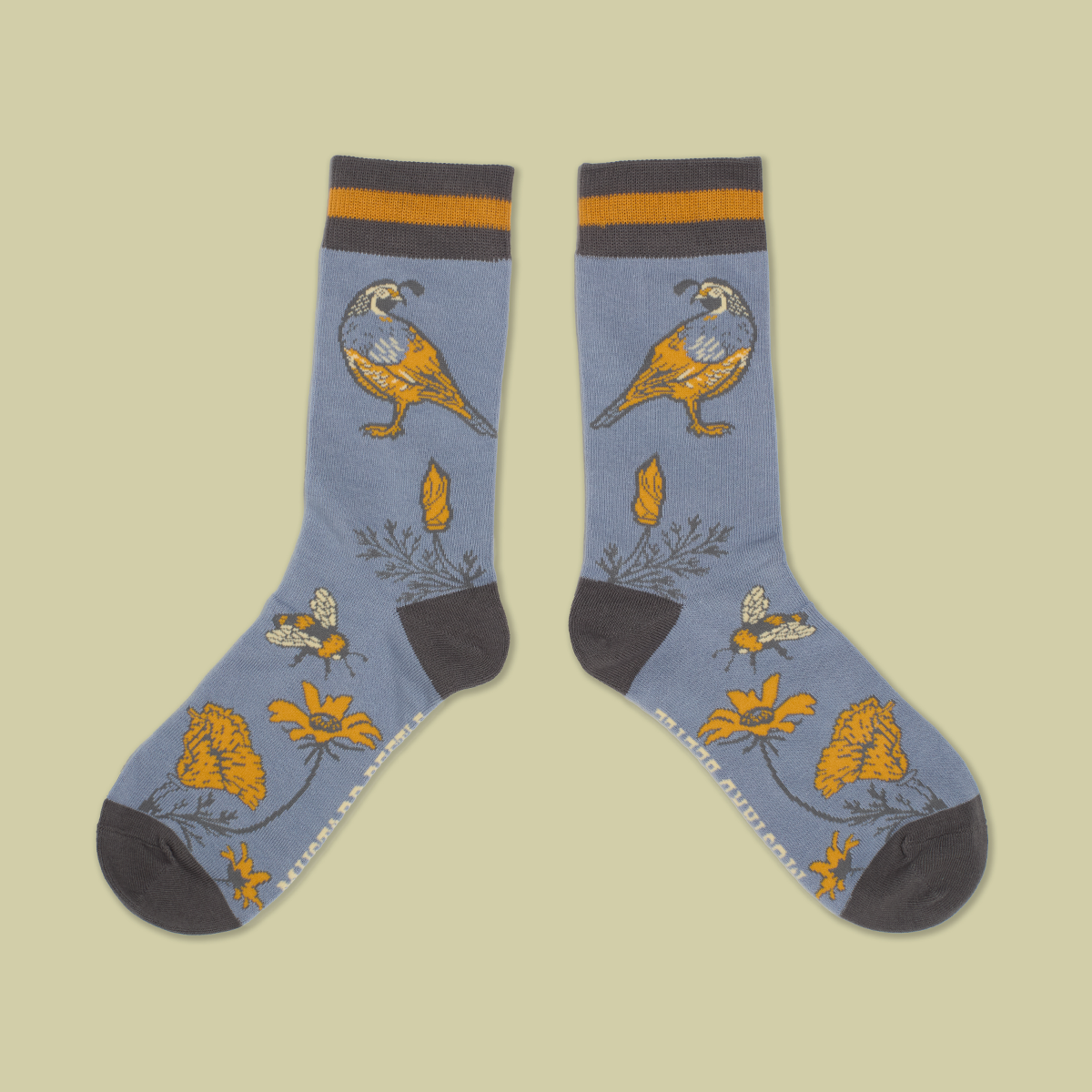 Crew Socks: Quail