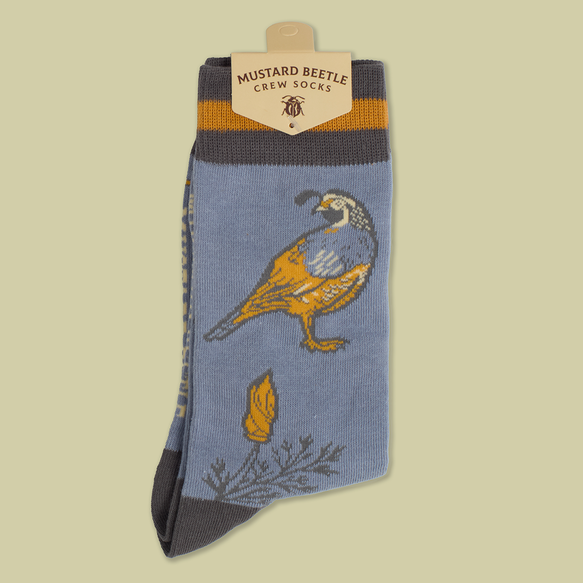 Crew Socks: Quail