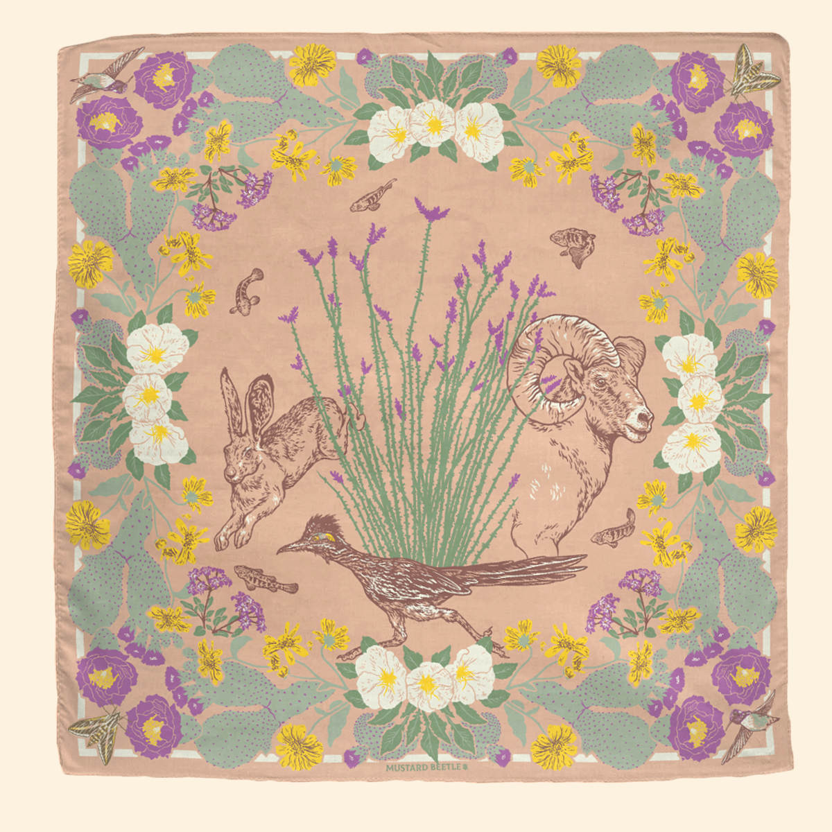 Organic Fair Trade Bandana: Anza Borrego