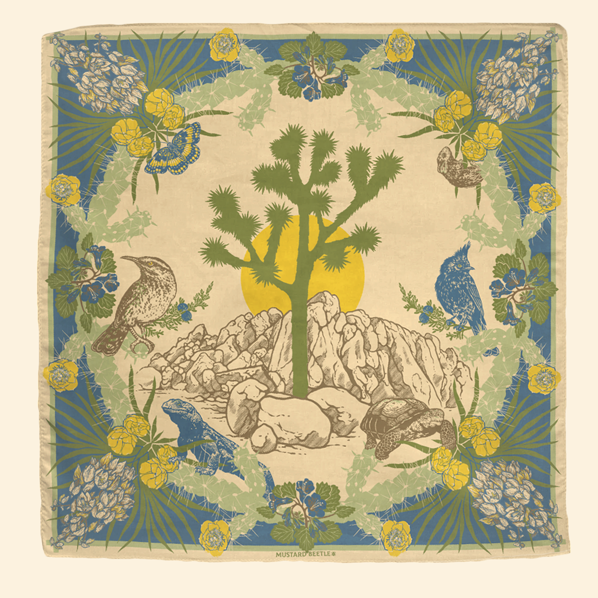 Organic Fair Trade Bandana: Joshua Tree