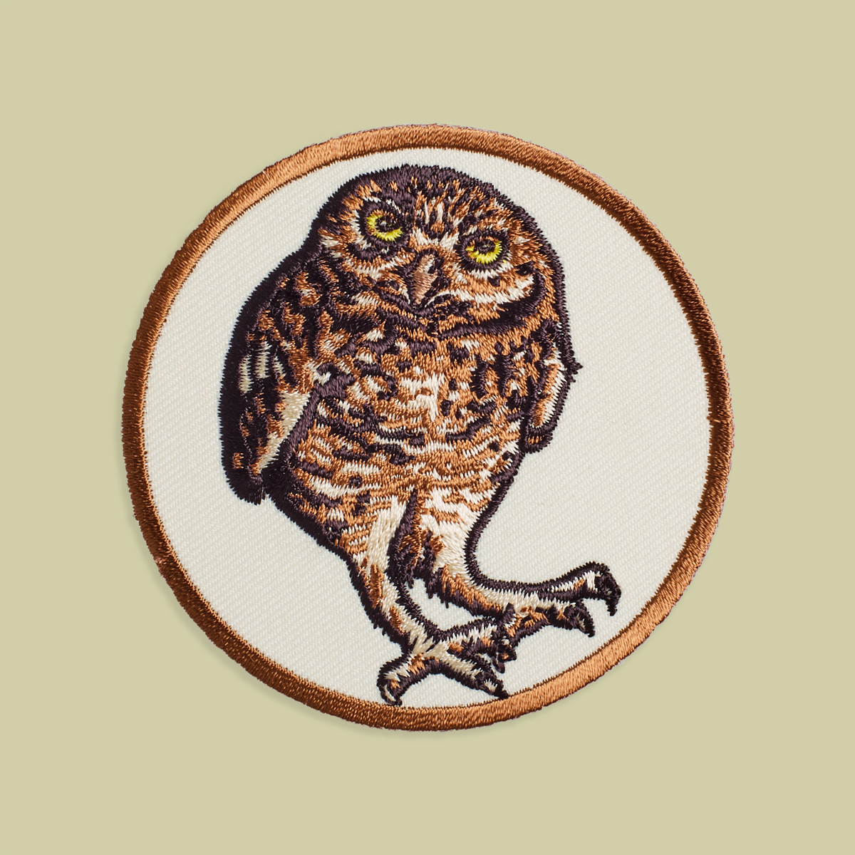 Iron on Patch: Burrowing Owl