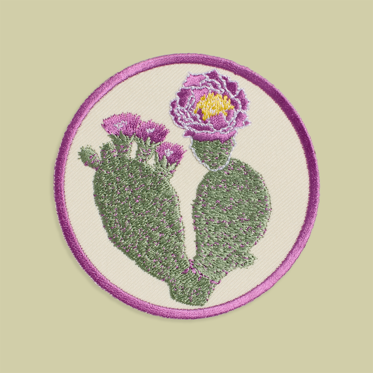 Iron on Patch: Beavertail Pricklypear