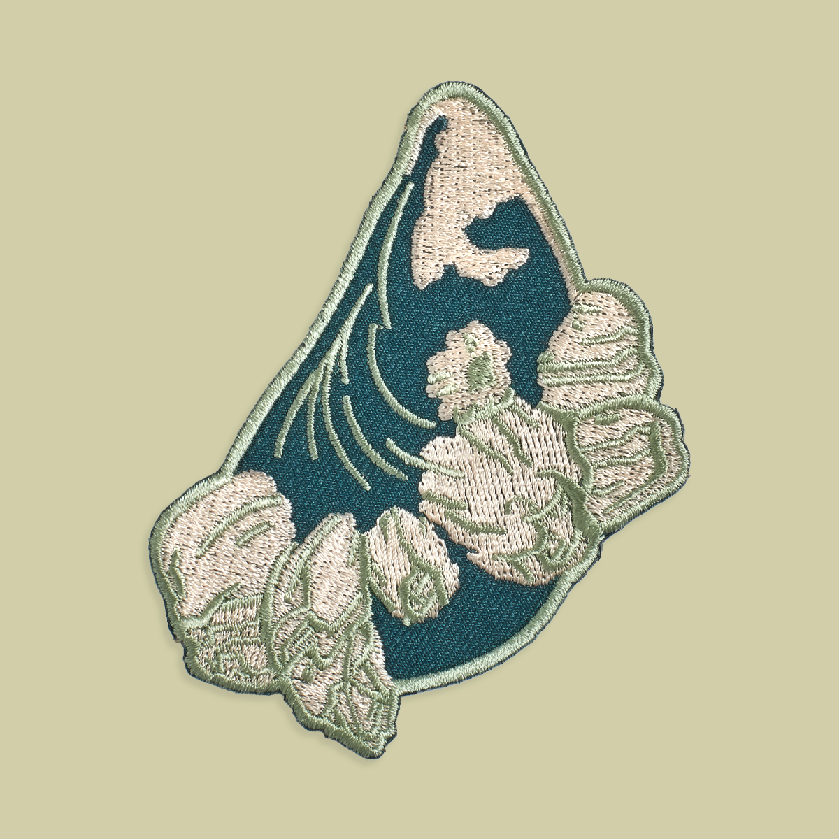 Iron on Patch: Barnacled Mussel