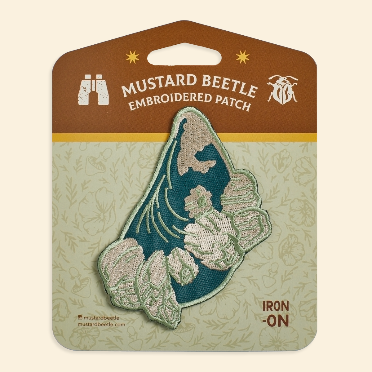 Iron on Patch: Barnacled Mussel