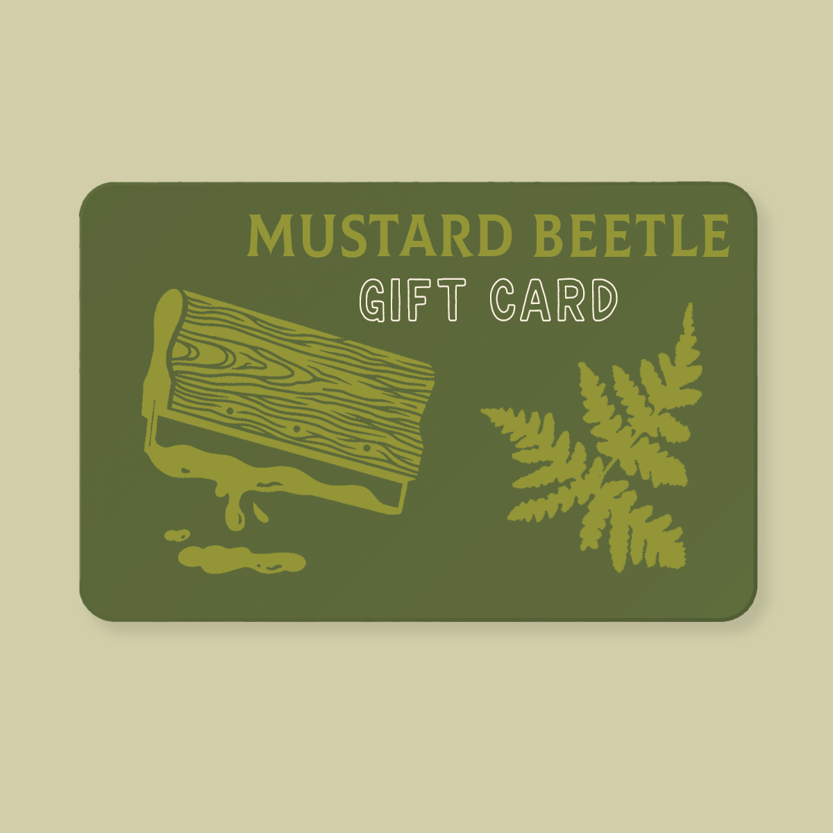 Mustard Beetle Gift Card