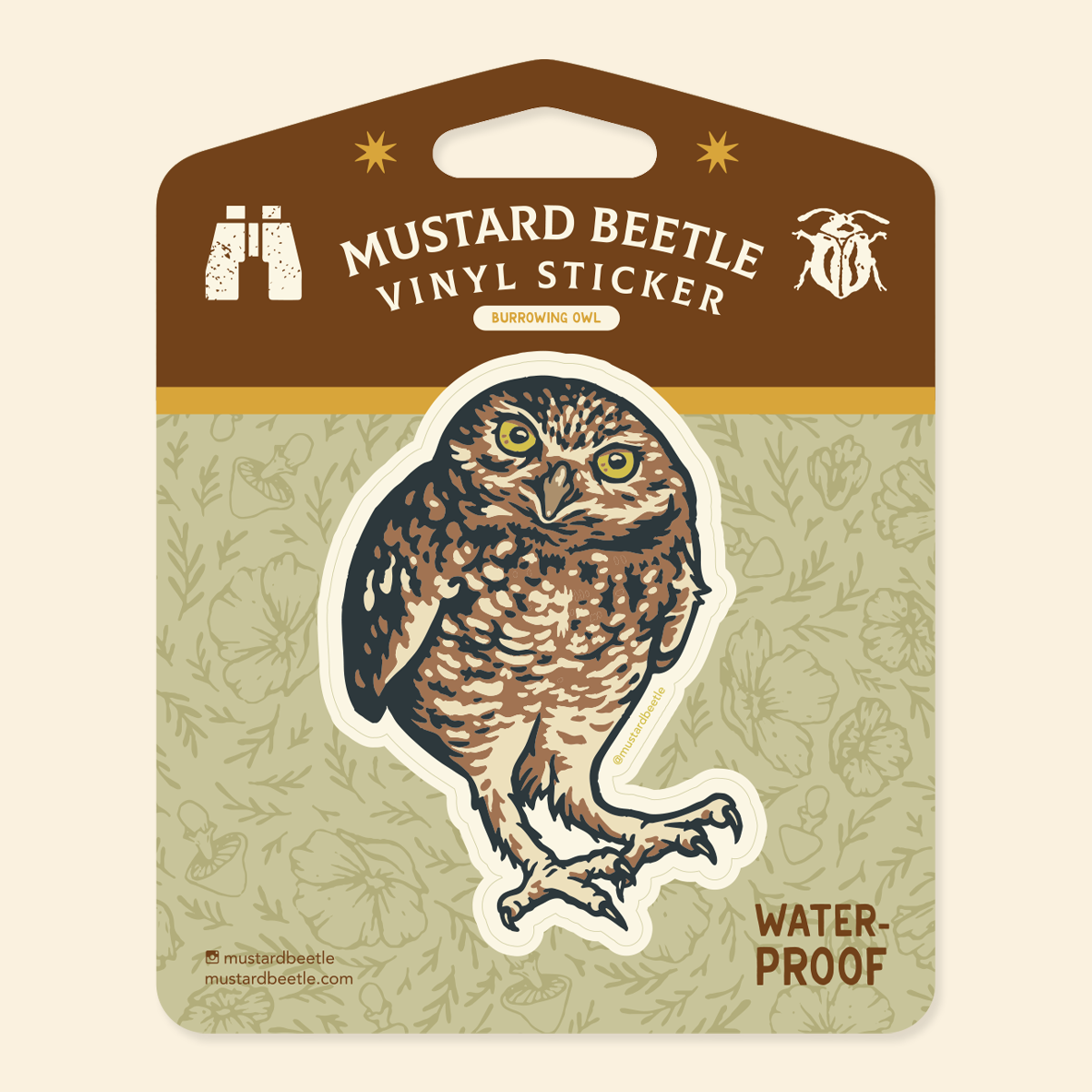 Sticker: Burrowing Owl