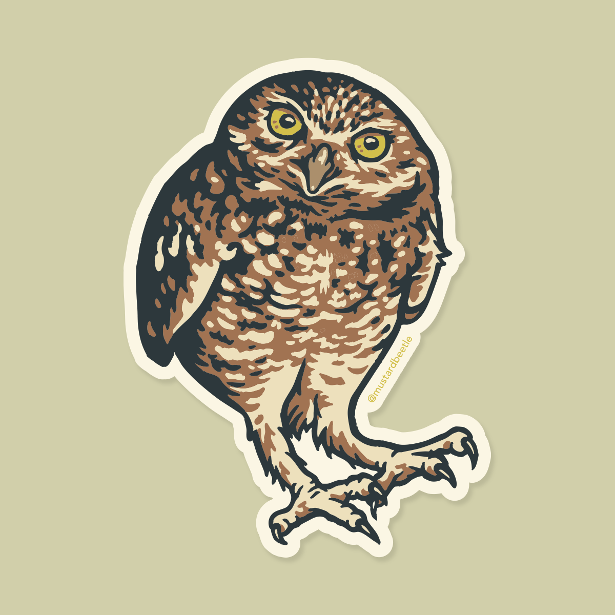 Sticker: Burrowing Owl