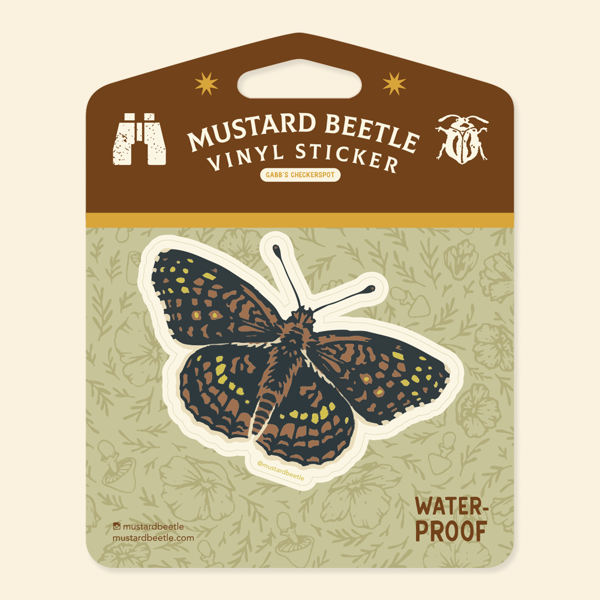 Sticker: Checkerspot