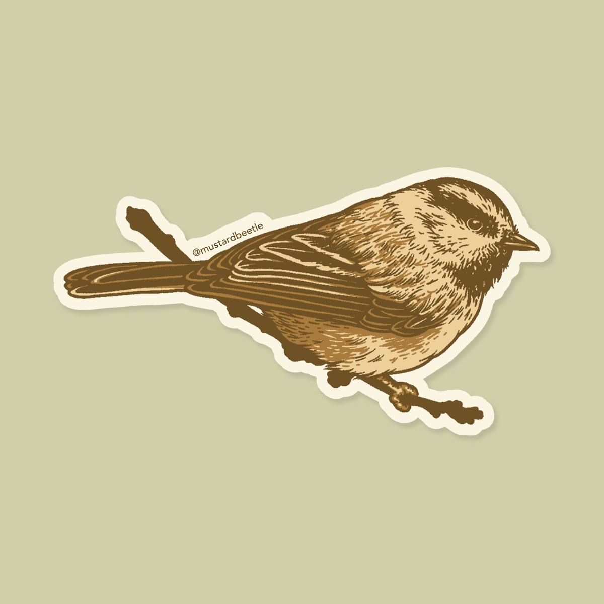 Sticker: Mountain Chickadee