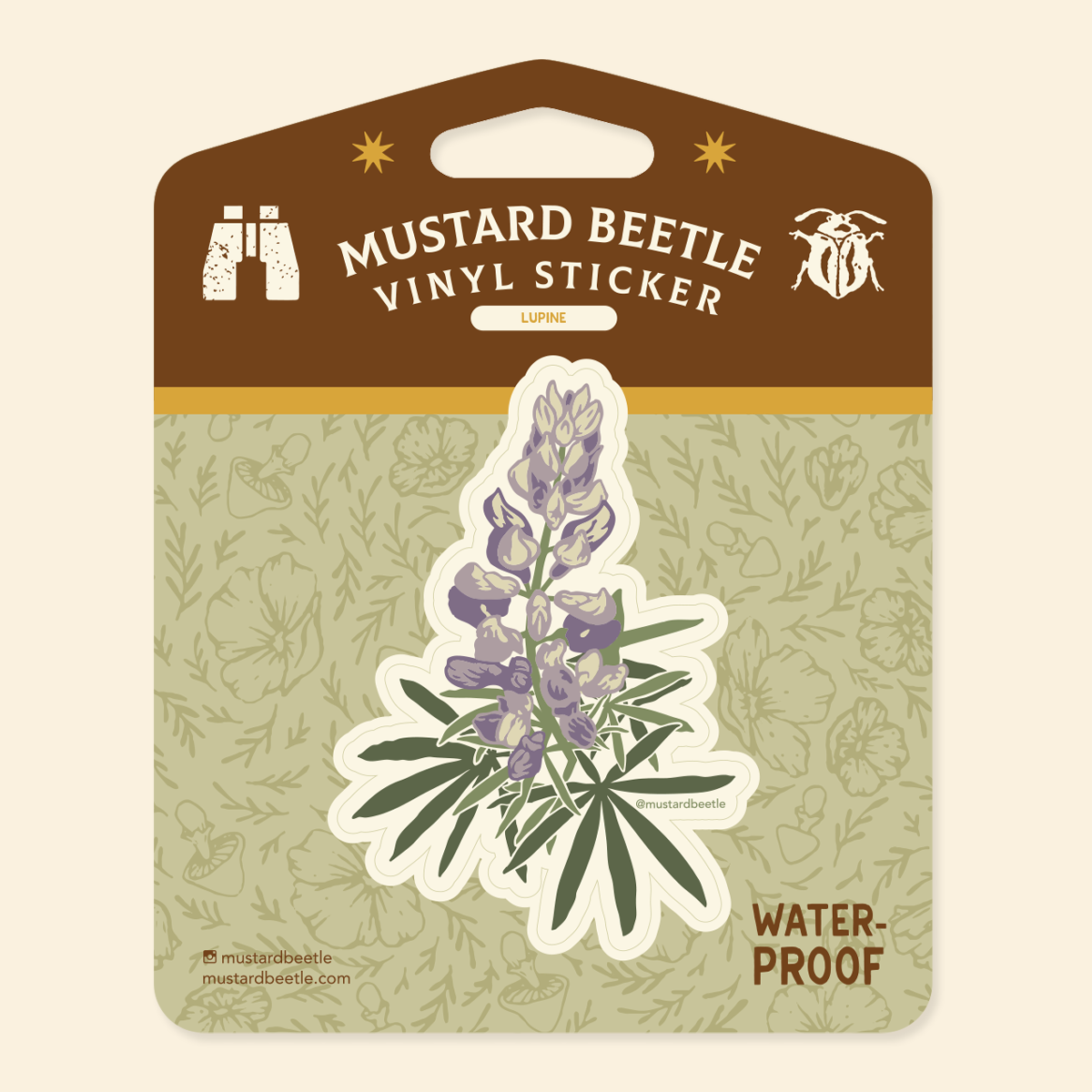 Sticker: Lupine