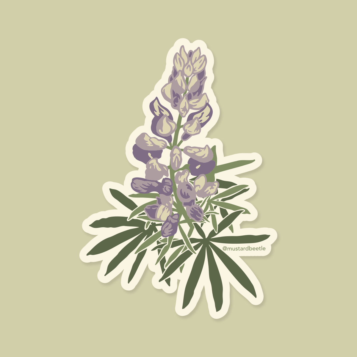 Sticker: Lupine