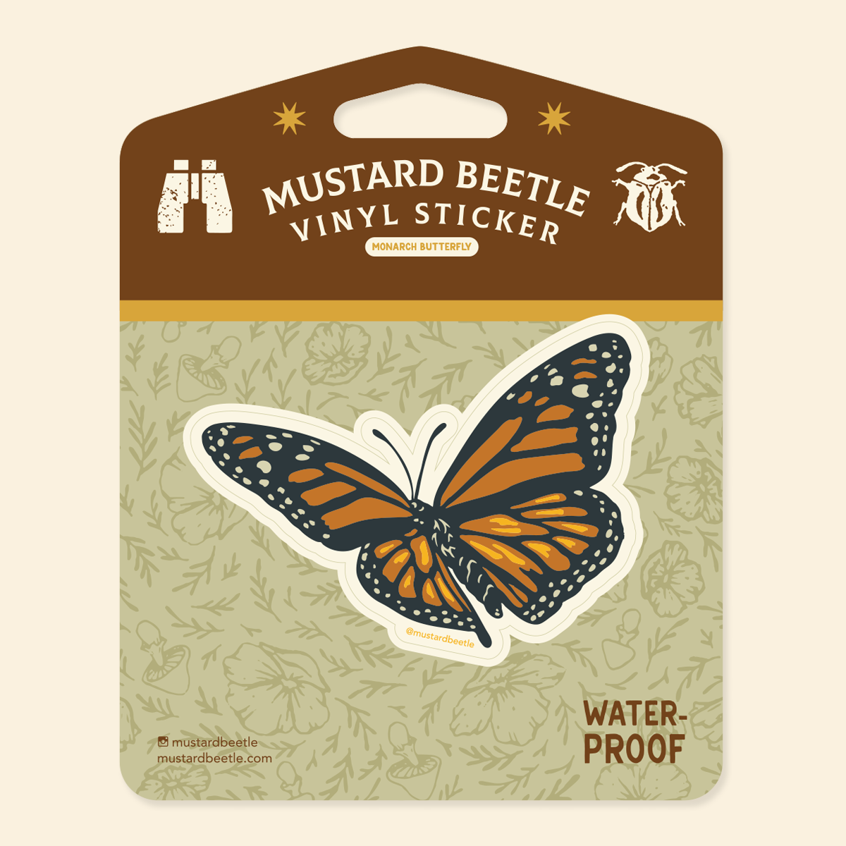 Sticker: Monarch Butterfly
