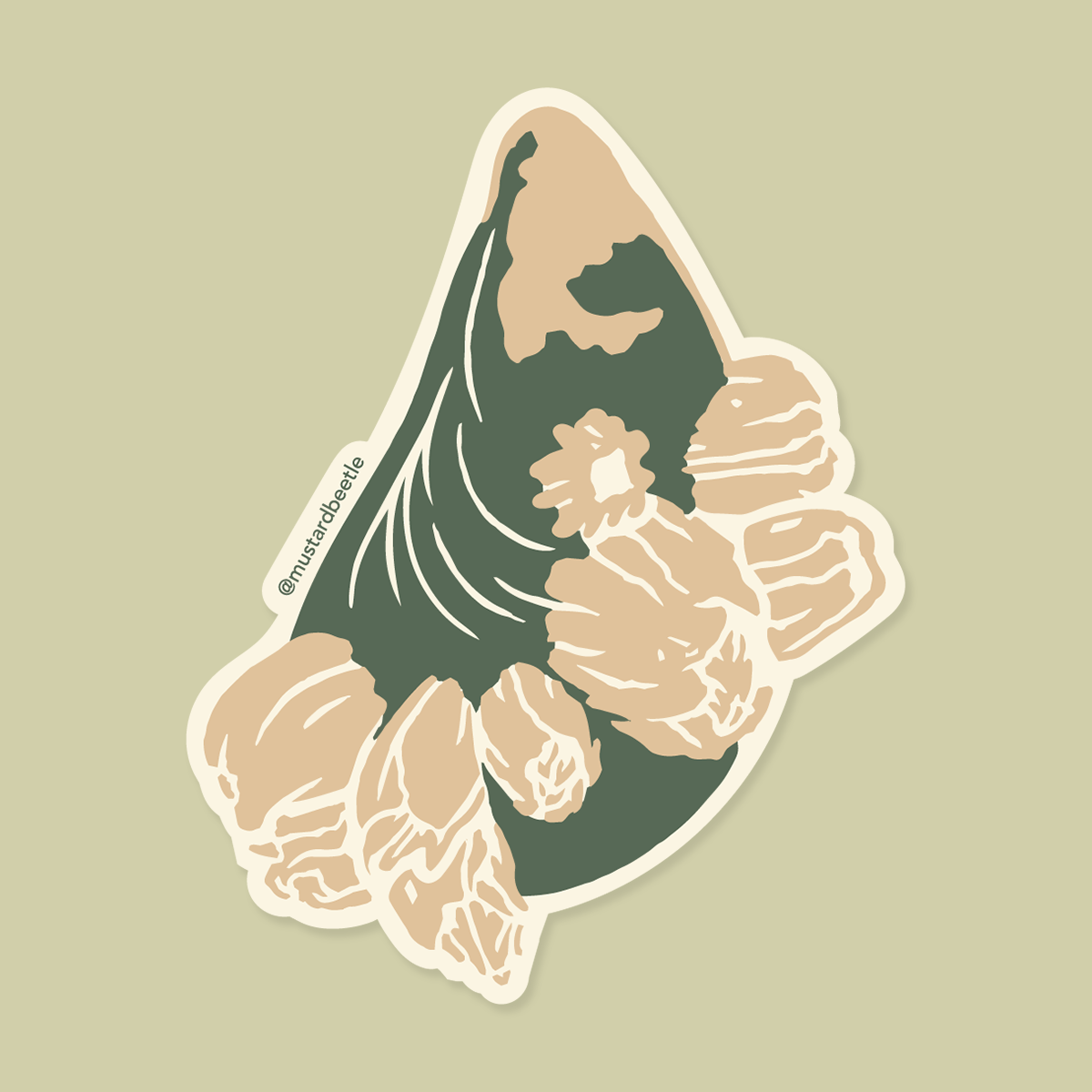 Sticker: Barnacled Mussel