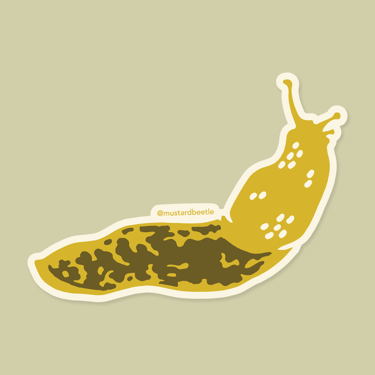 Sticker: Banana Slug