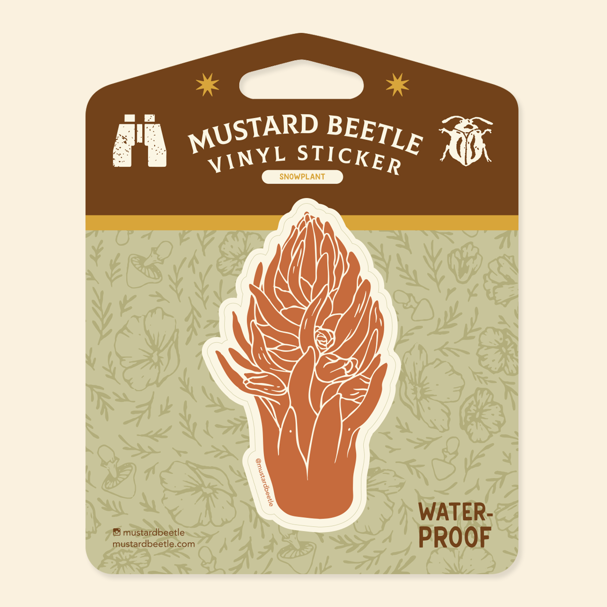 Sticker: Snowplant