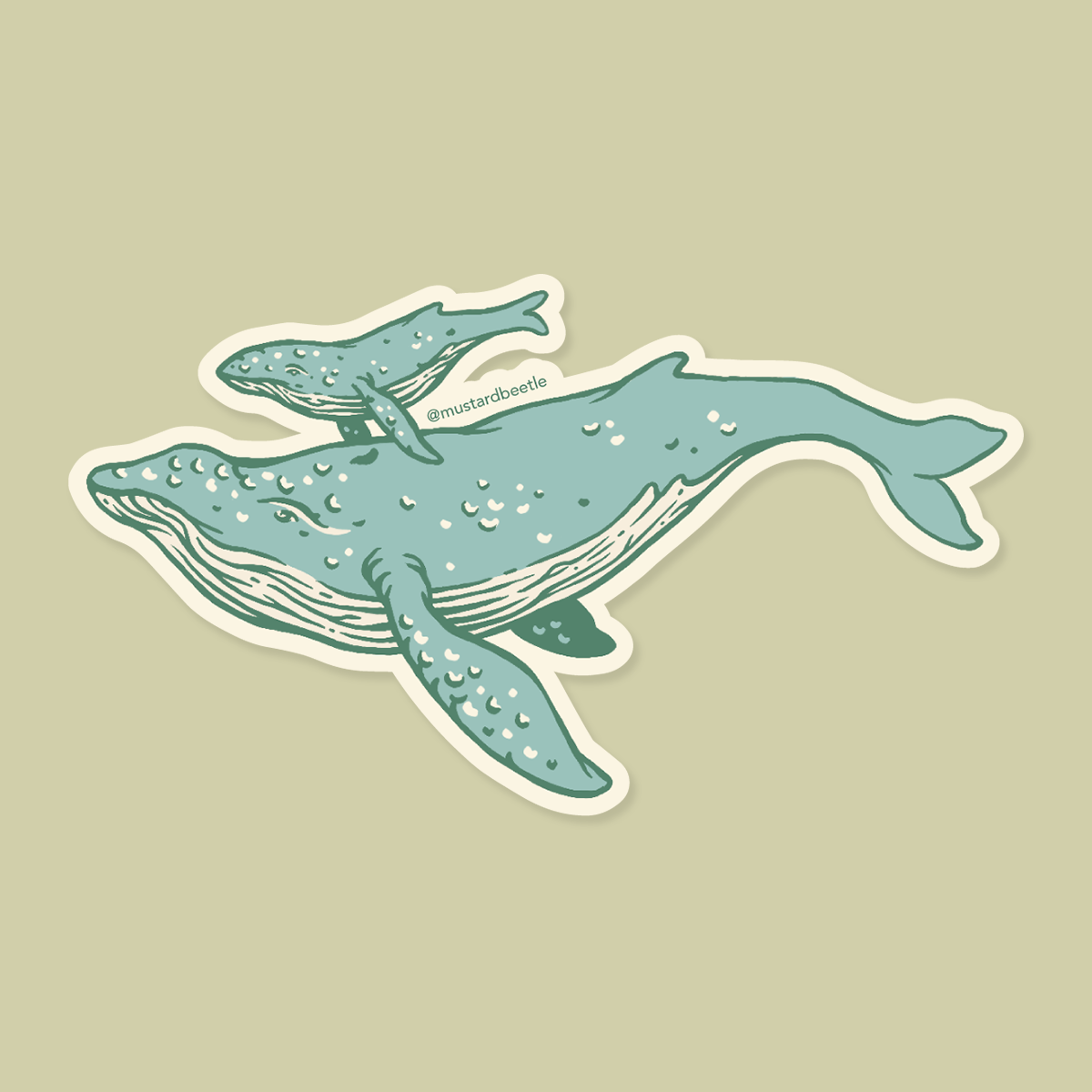 Sticker: Humpback Whales