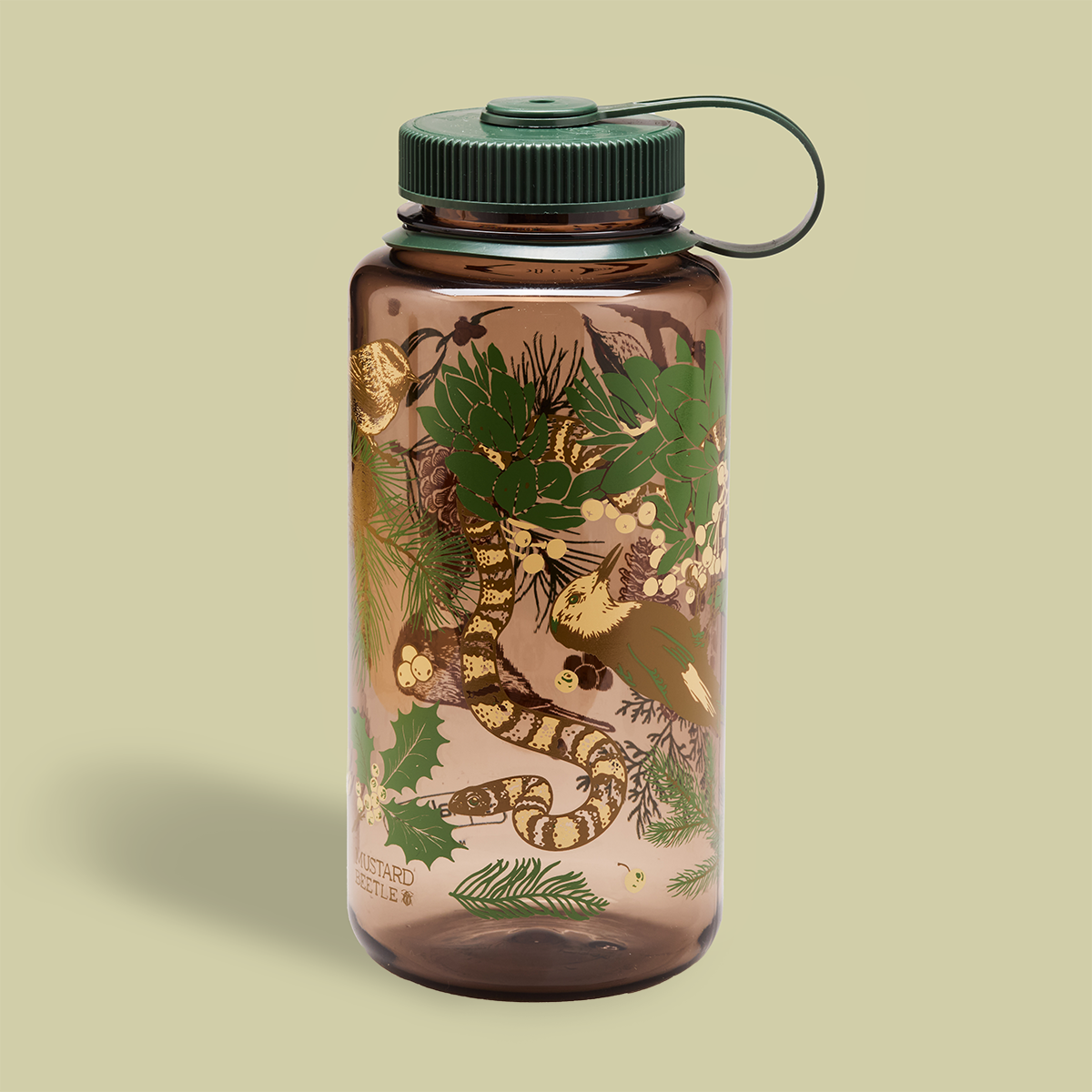 32oz Nalgene: Alpine Forest