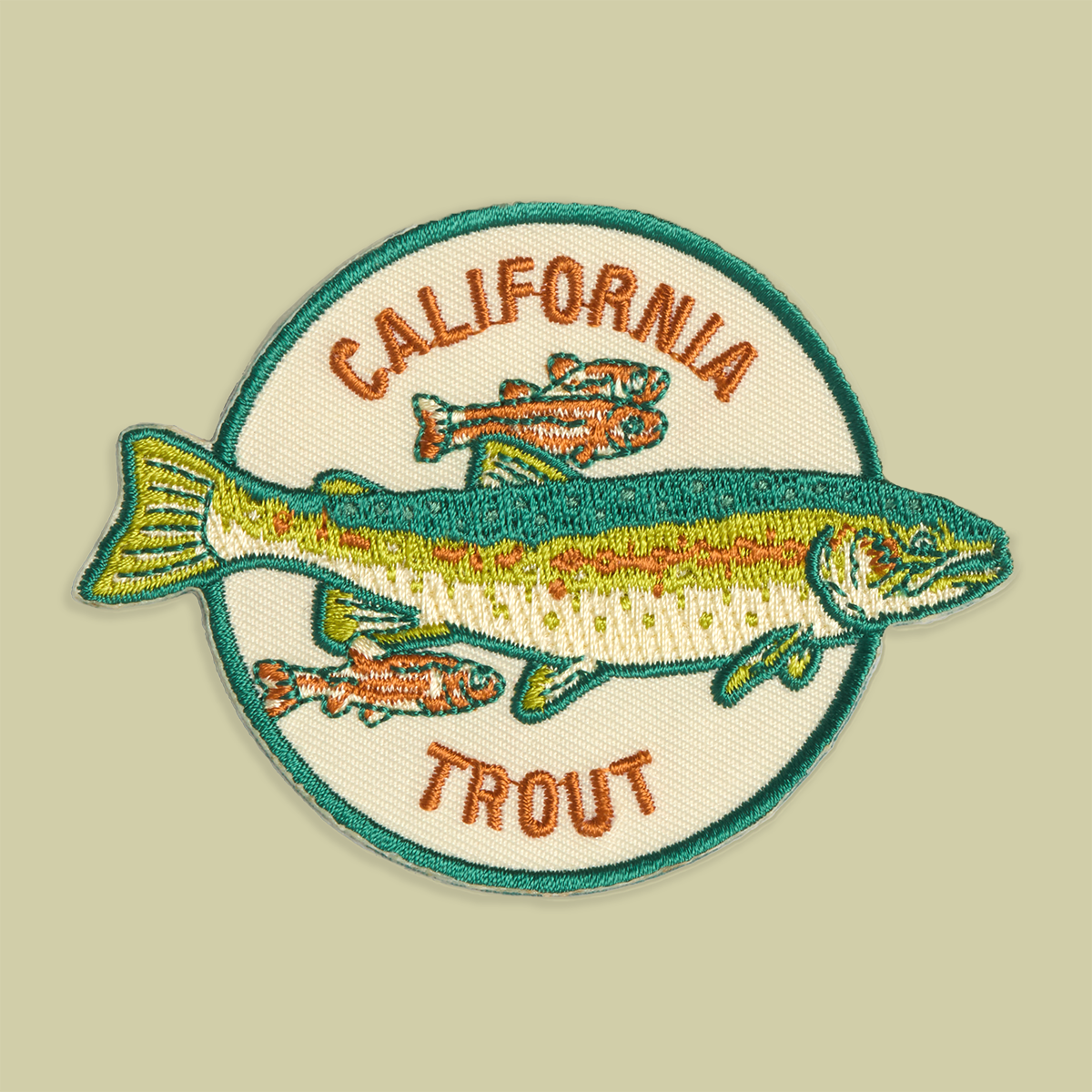 Iron on Patch: Steelhead & Arroyo Chub for CalTrout