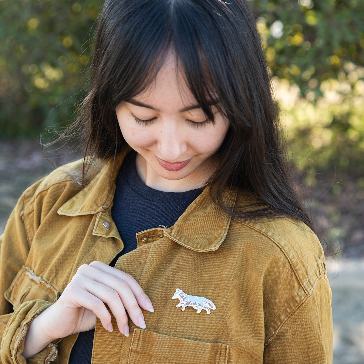 Enamel Pin: Island Fox