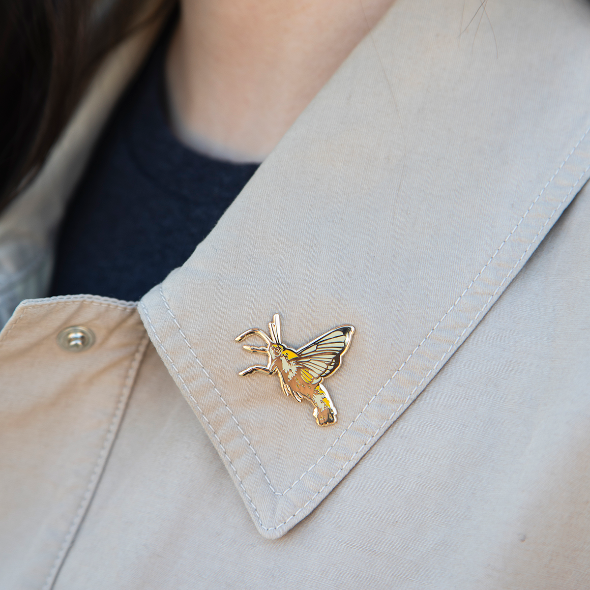 Enamel Pin: Rocky Mountain Clearwing