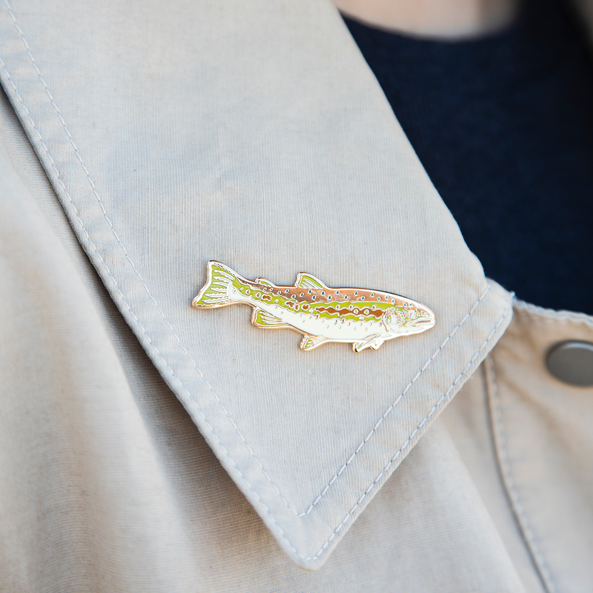 Enamel Pin: Steelhead Trout for CalTrout