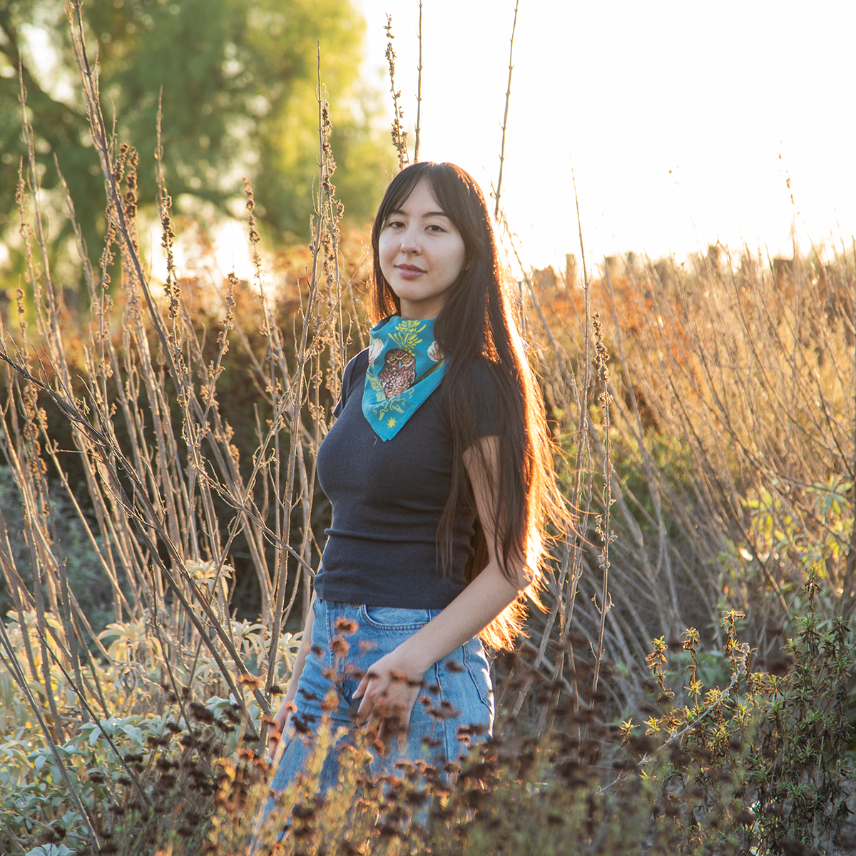 XL Organic Fair Trade Bandana: Channel Islands