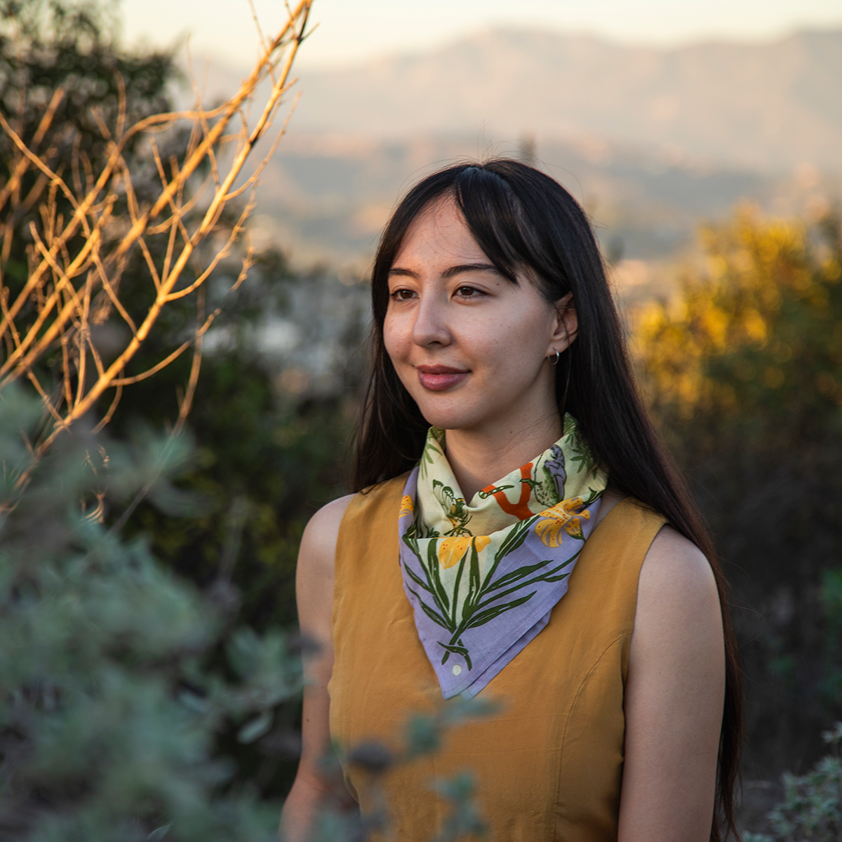 Organic Fair Trade Bandana: San Jacinto