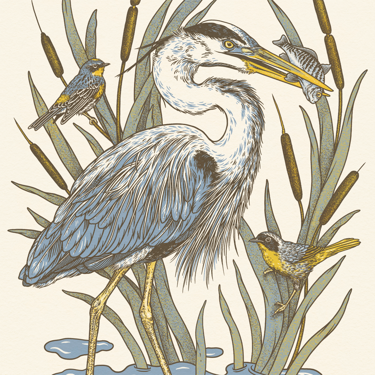Pasadena Audubon Giclee Print: LA River